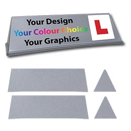 Custom Replacement Graphics for the Silver Rover Roof Sign